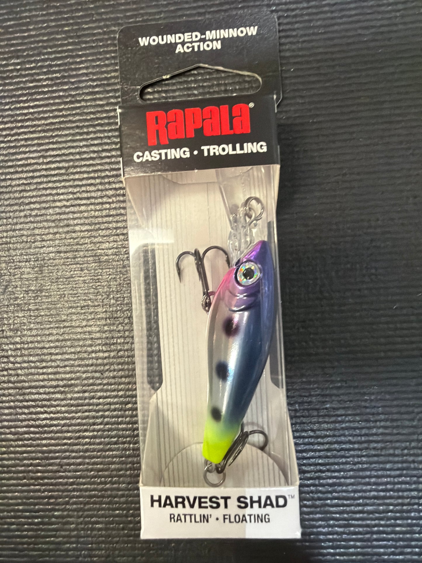Rapala Harvest Shad 5 Chrome Blue Hot Tail