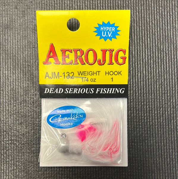 Aero Jig 1/4oz White Pink White