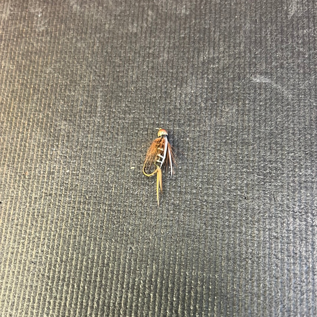 Jackson Cardinal Beadhead Prince Nymph hook size 12