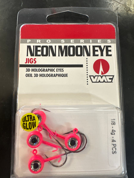 VMC Neon Moon Eye jig 1/8 pink