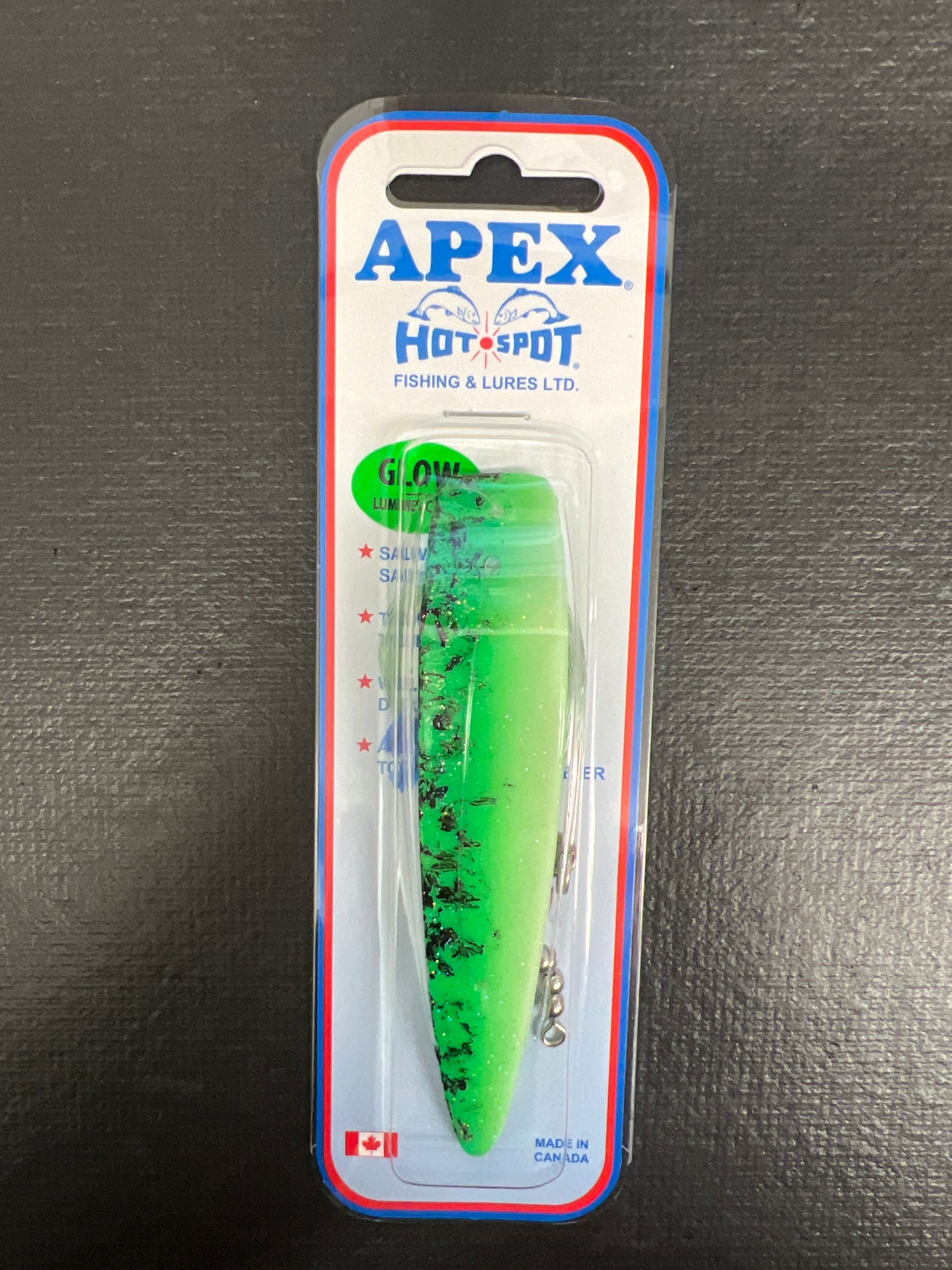 #204 Green Splatter Glow