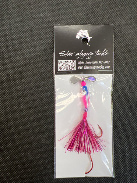 Silver Slayerz Tackle Psycho Guppies Pink/ Purple