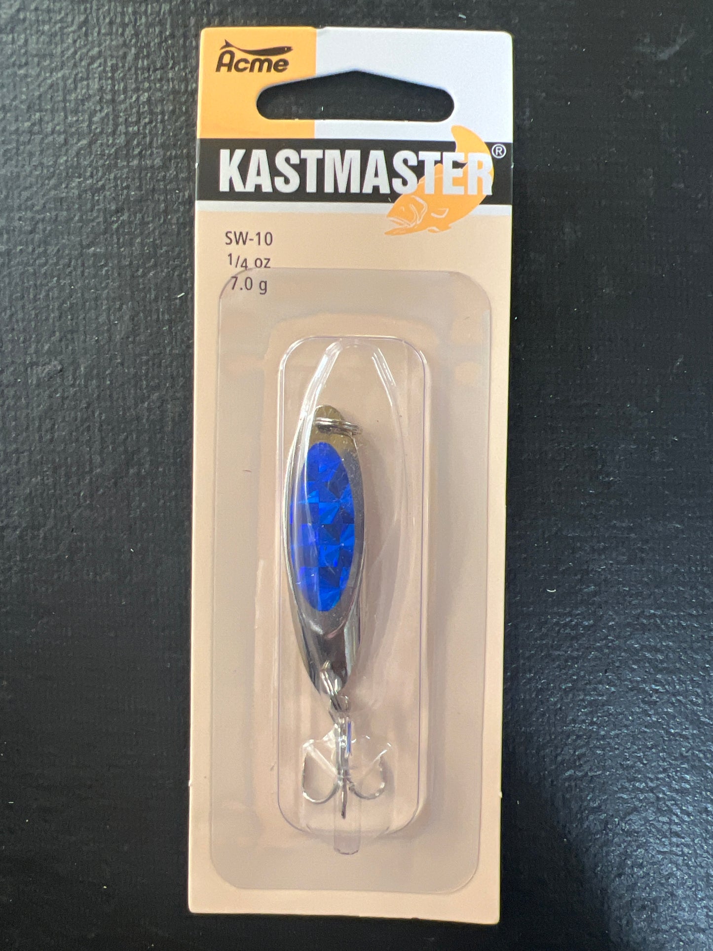 Acme Kastmaster 1/4oz Blue Silver Foil