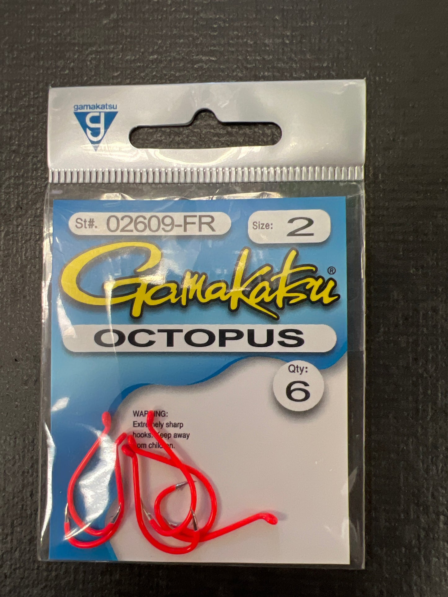 Gamakatsu Octopus Flame Red