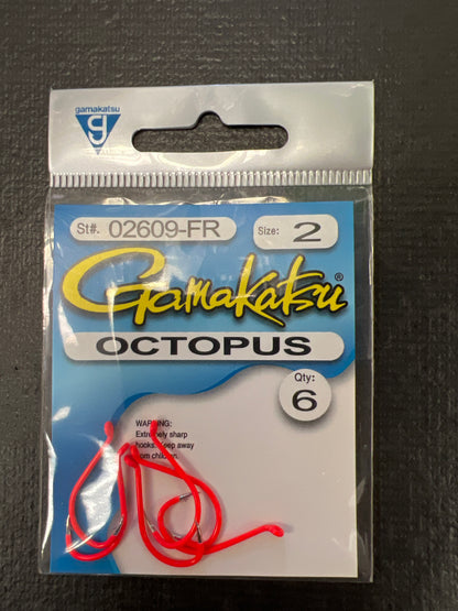 Gamakatsu Octopus Flame Red