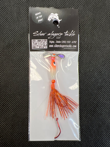 Silver Slayerz Tackle Psycho Guppies Orange Glow