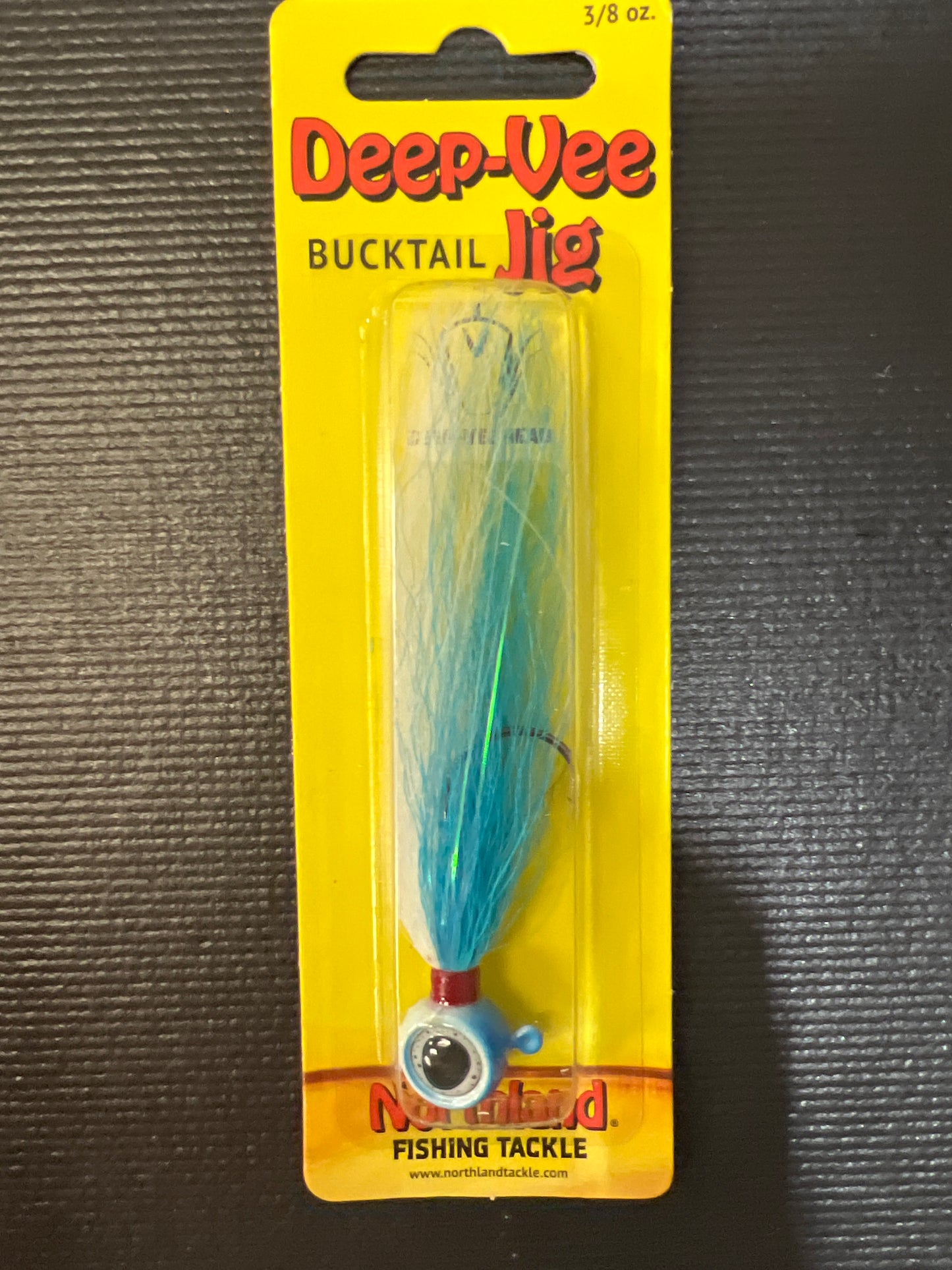 Northland Deep Vee Bucktail Jig 3/8oz Moonlight