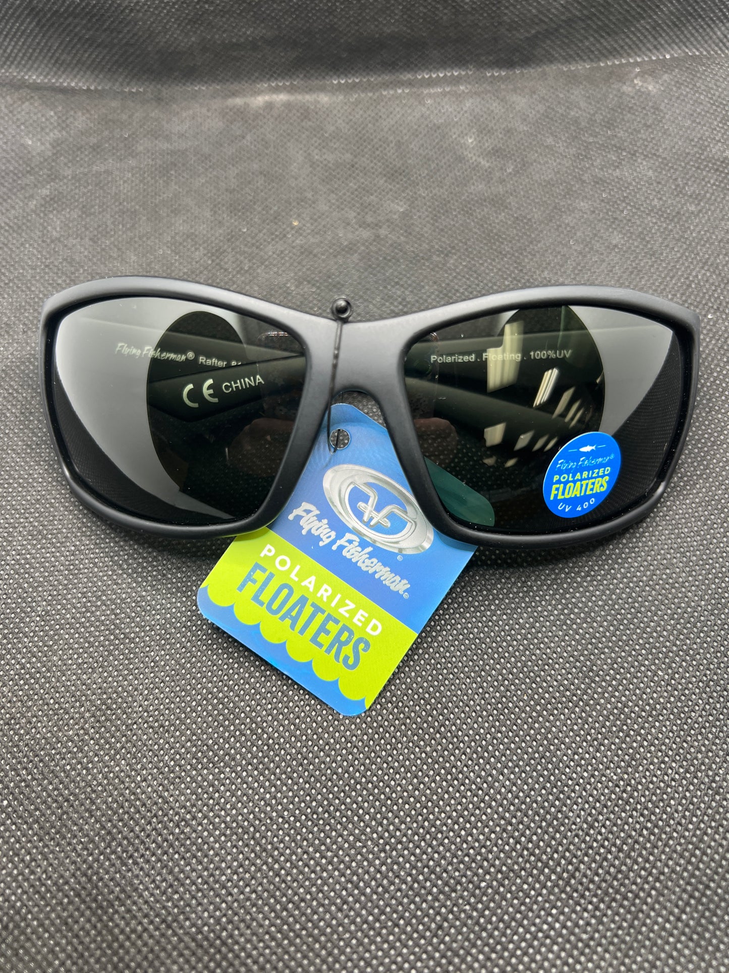 Flying Fisherman Rafter Floating Sunglasses MT Black/ Smoke