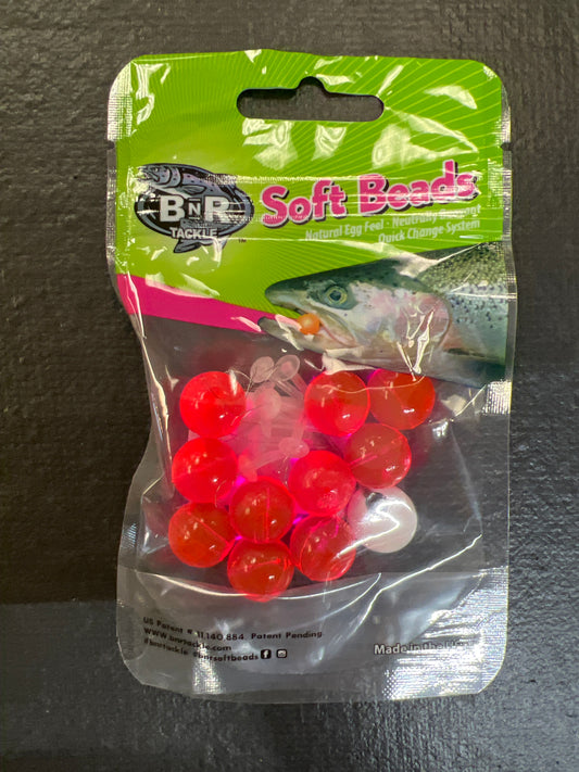 BNR Soft Beads 14mm Red