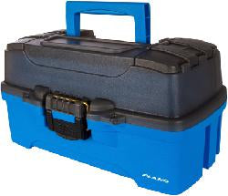 PLANO 6231 DLX 3-TRAY BOX,BRIGHT BLUE