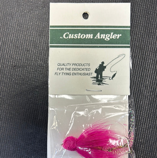 Custom Angler pink minnow