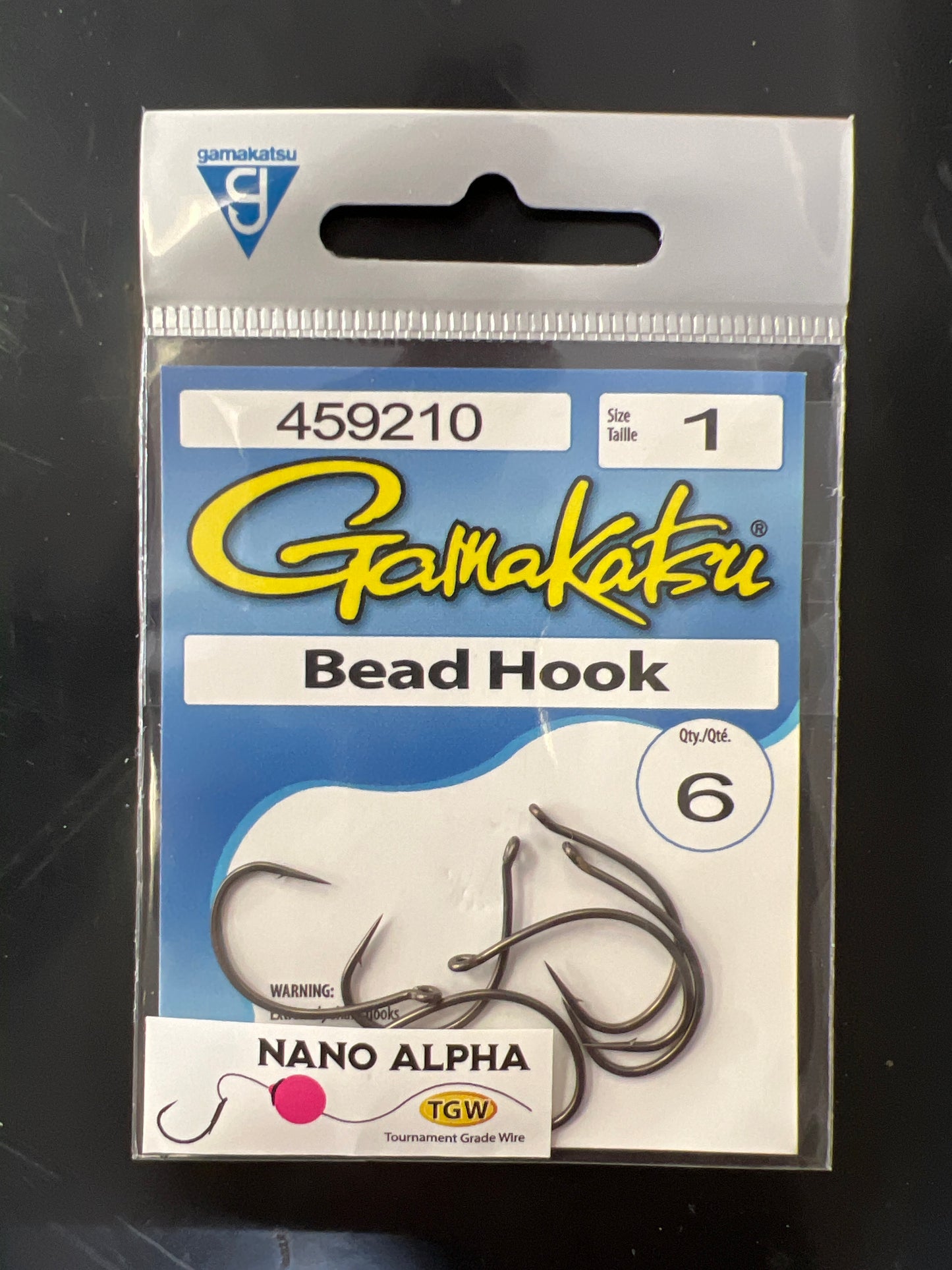Gamakatsu Bead Hook size 1