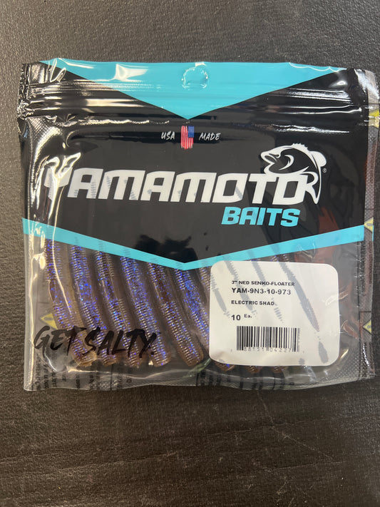 Yamamoto Baits 3" Ned Seko- Floater Electric Shad