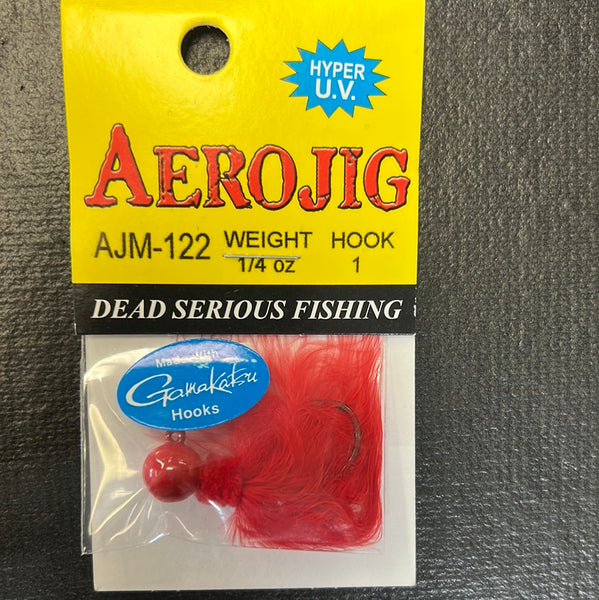Aero Jig 1/4oz Red/ Red/ Red