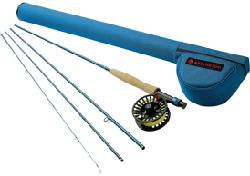 REDINGTON CROSSWATER FLY COMBO 9'5WT 4PCCROSSWATER REEL,RIO LINE,& ROD TUBE