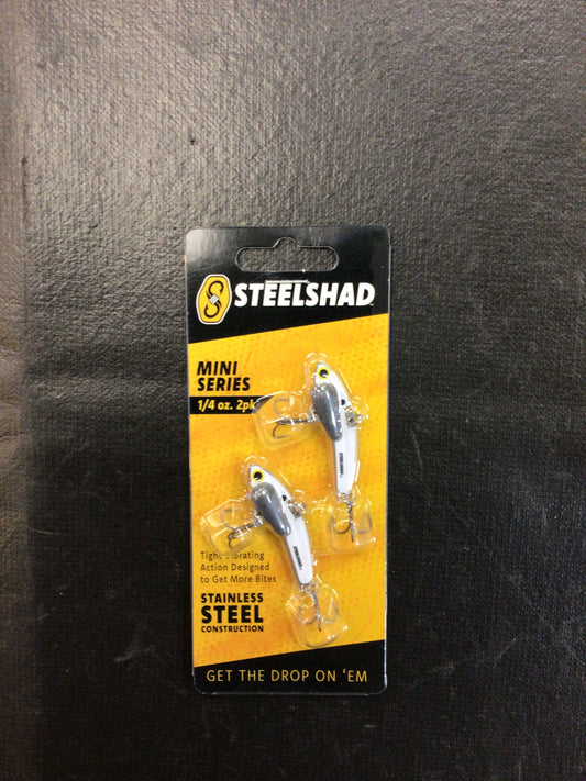 Steelshad Mini 1/4oz white shad
