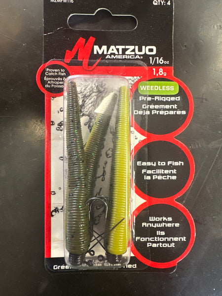 Matzuo Ned rig yellow jacket weedless