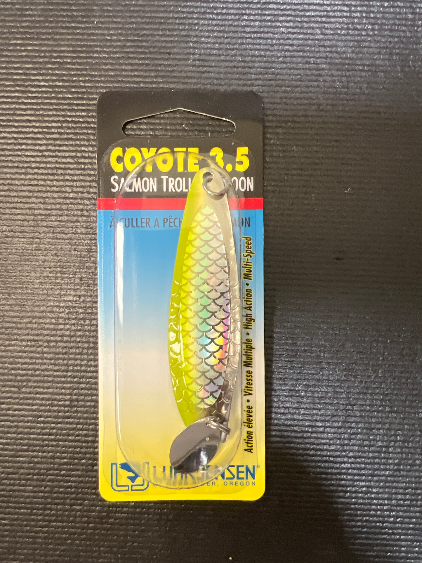Coyote Spoon 3.5 Chrome Chartreuse Refex