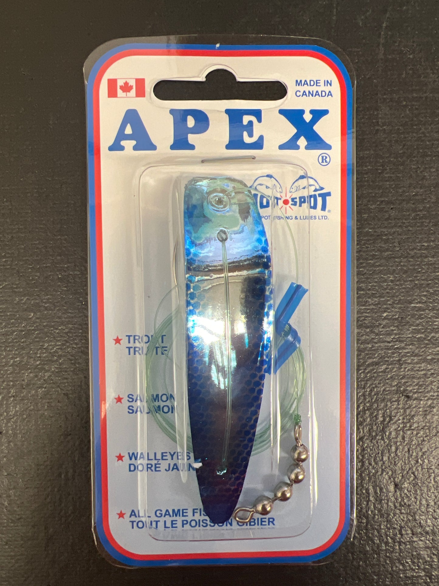 #384 Chrome Blue Scale Apex