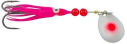Hilderbrandt  3.5 SQUID SPINNER,PEARL RED DOT