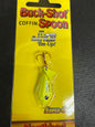 Northland buckshot coffin spoon 1/8oz glow chartreuse