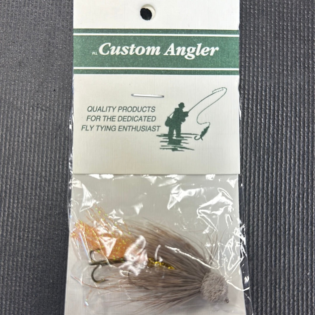 Custom Angler Kokanee fly muddler minnow