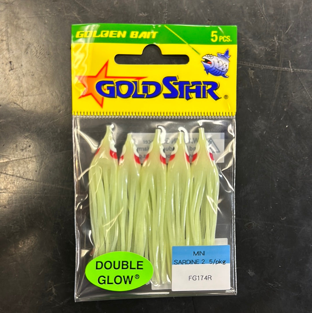 Gold Star mini sardine 2 (double glow)