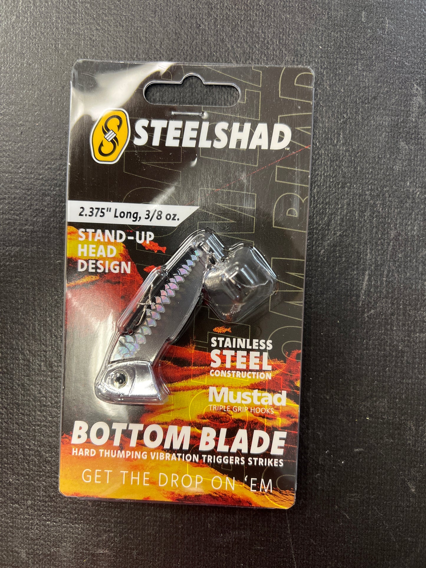 Steel Shad Bottom Blade Blade Bait 3/8oz (Starry Night)