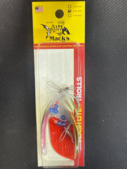 Mack’s flash lite 3 blades large chartreuse/chartreuse
