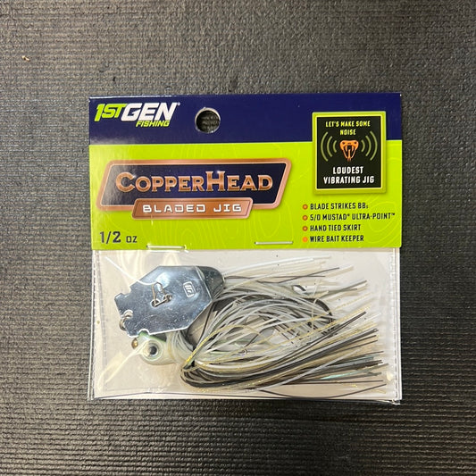 1st GEN Copper Head Bladed Jig 1/2oz Tennessee Shad