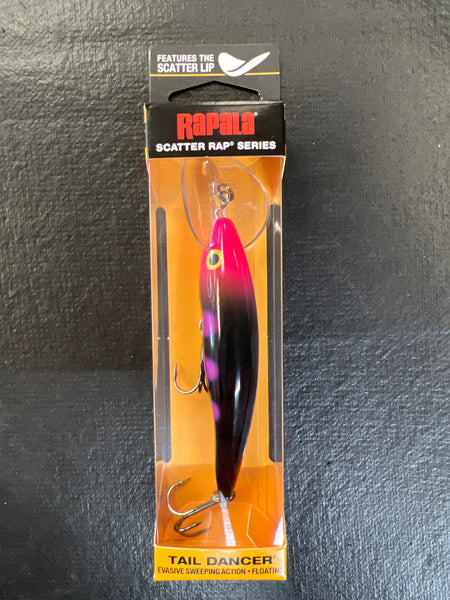 Rapala Scatter Rap Tail Dancer 9 Black Light