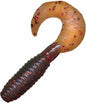 Kalin’s 3” lunker grub motor oil red flake