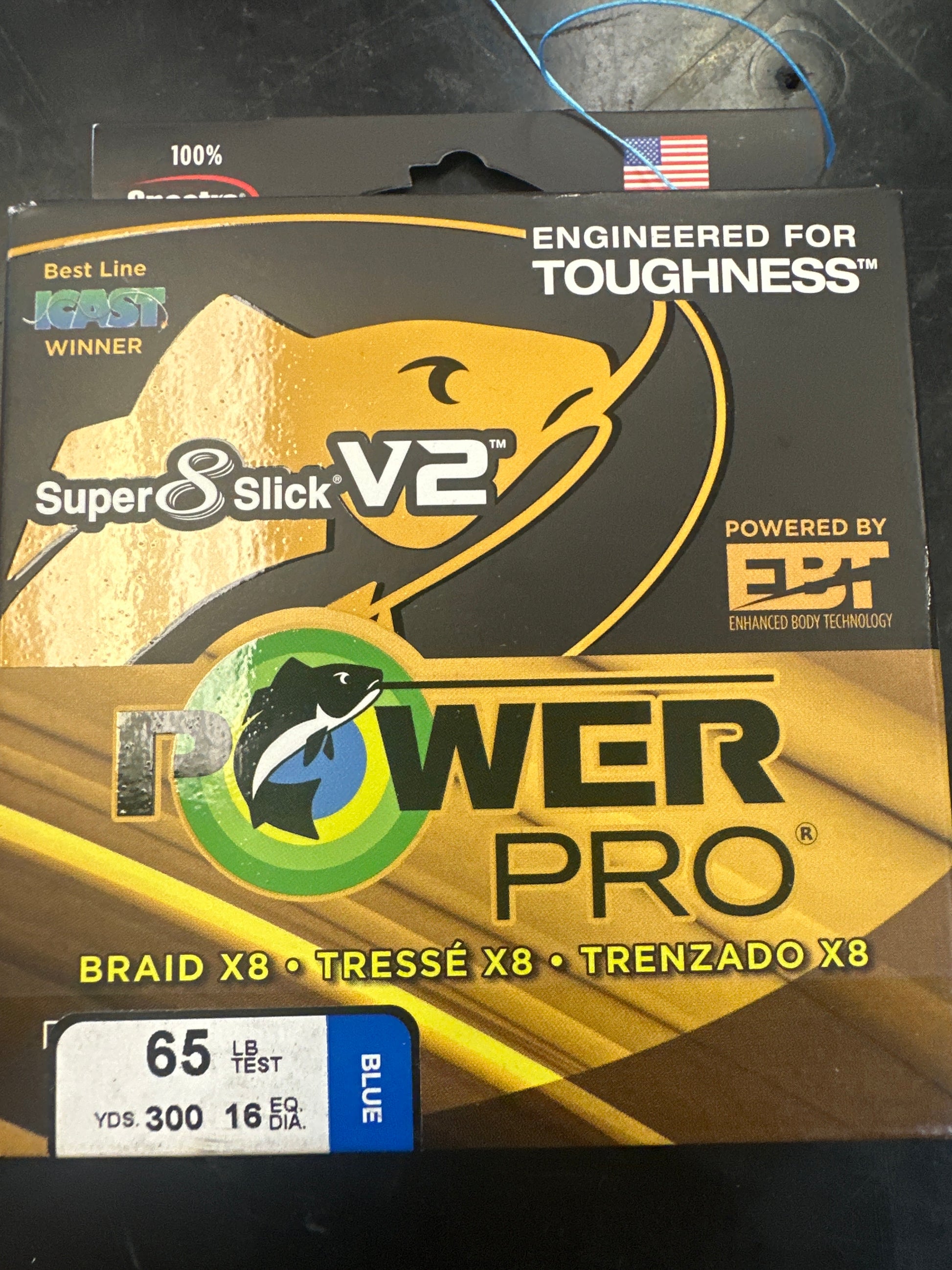 power pro super slick 8 v2 braided fishing line Power Pro super slick 8 65lb blue – Superfly Flies