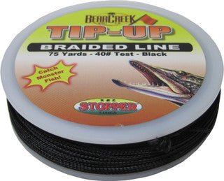 Bear Creek tip-up line braided