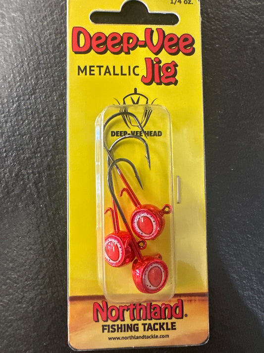 Northland Deep-Vee Jig metallic orange 1/4oz