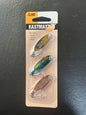 Acme Kastmaster 3/8oz 3-Pack Chrome, Chrome Blue, Copper