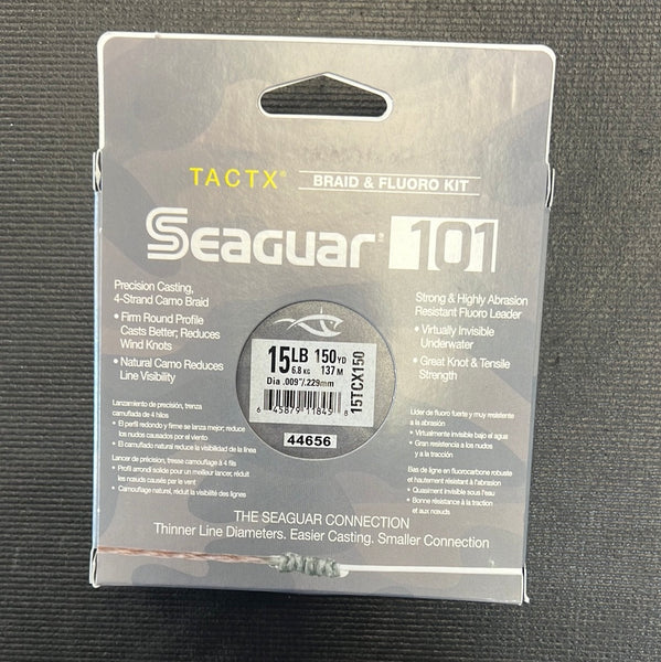 Seaguar 101 TACTX Braid & Fluoro Kit 15lb test 150 yards