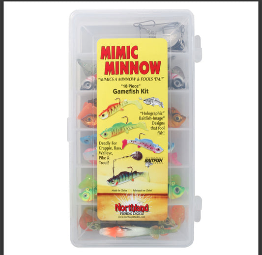 Northland Mimic Minnow gamefish kit 18 piece