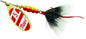 Mepp’s Aglia B5ST #5, 1/2oz ( Gold/Red/White Blade & Grey Tail)