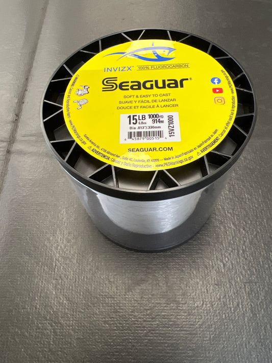 Seaguar Invizx 15# Test Fluorocarbon 1000 yards