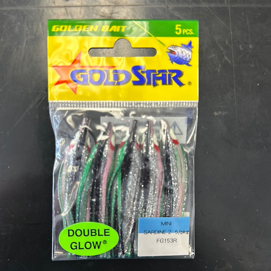 Gold Star Mini Sardine 2 (black/green/pink)