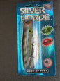 Silver Horde Ace Hi 5" Plug Glow Mother of Pearl Black Dots