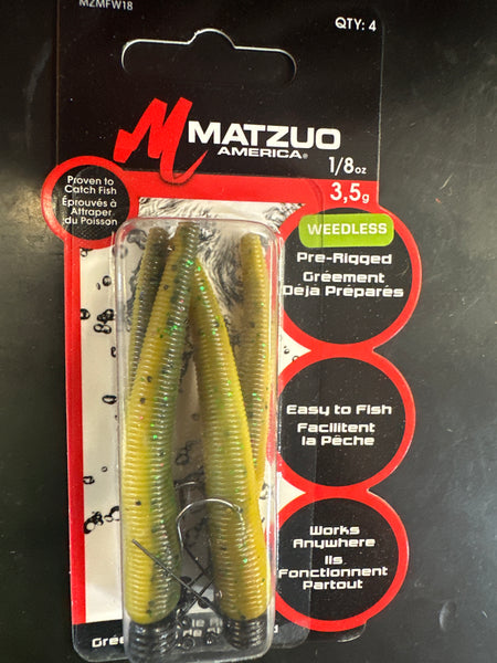 Matzuo Ned rig yellow jacket 1/8oz weedless