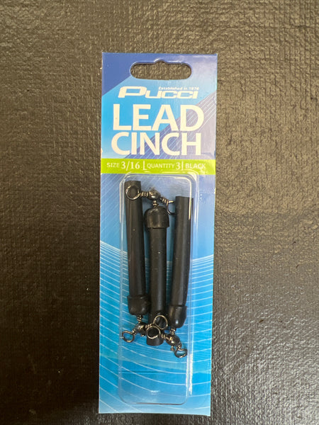 Pucci Lead Cinch 3/16" Black