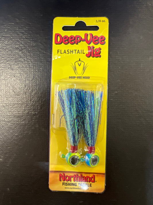 Northland Deep Vee Jig 1/4oz Parrot