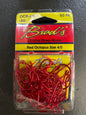 Brads Octopus Hooks Red