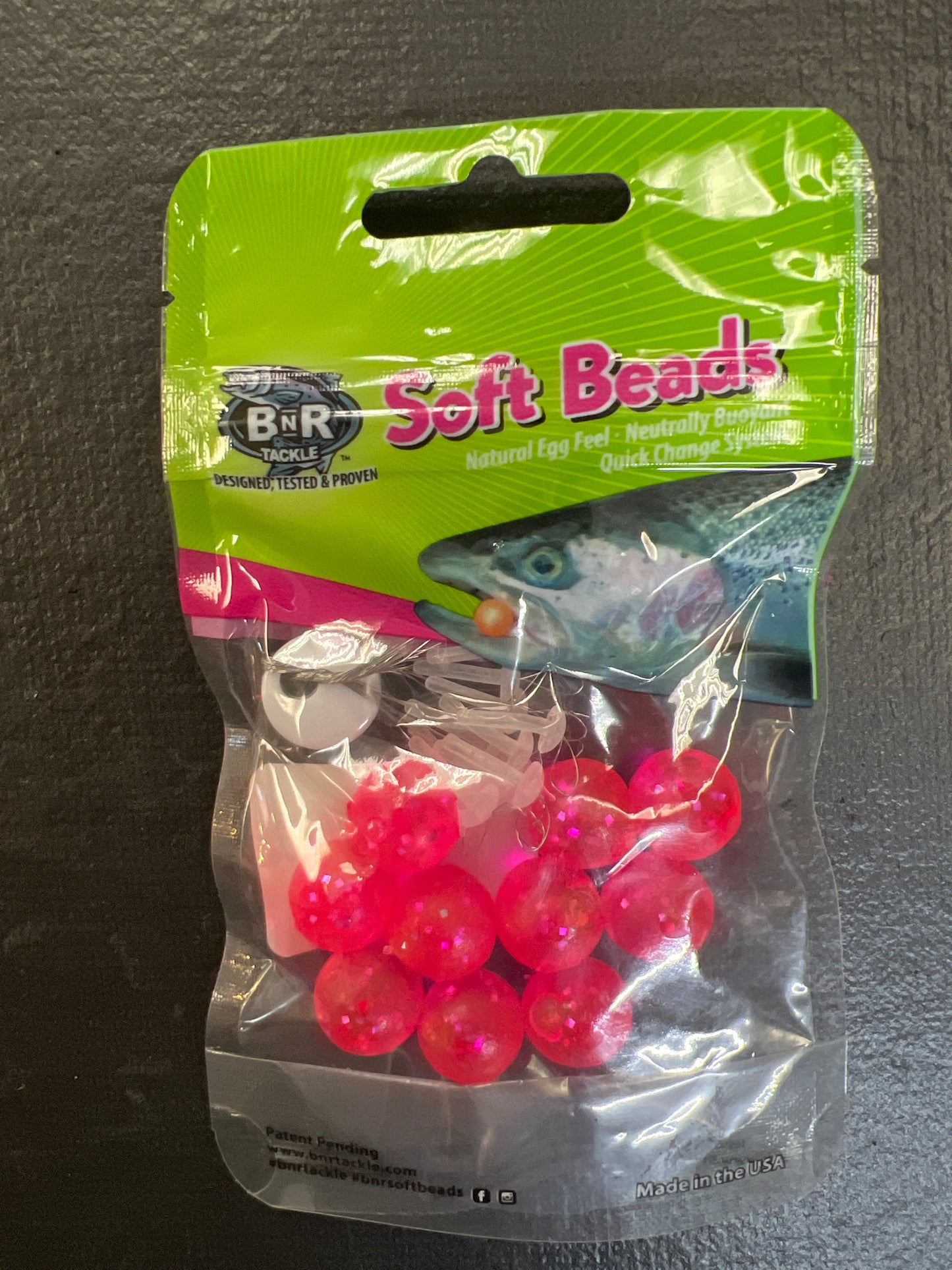 BNR Soft Beads 14mm Pink Panther