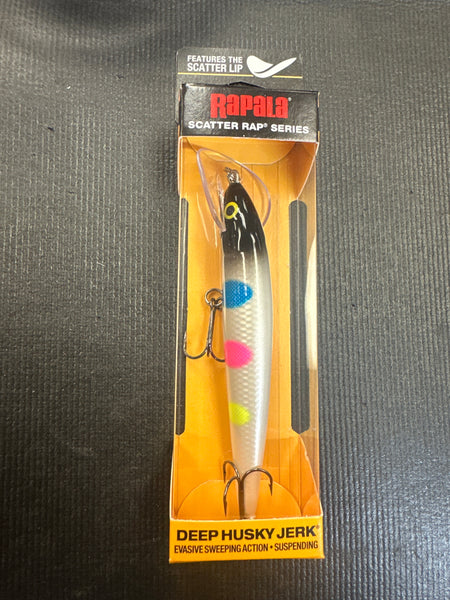 Rapala scatter rap deep husky black wonderbread