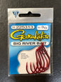 Gamakatsu Big River Bait Hooks Red