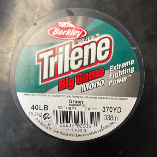 Trilene Big Game 40lb green 370yds